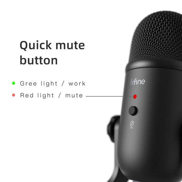 FiFine Microphone K678 USB Podcast for Recording Streaming, Condenser Gaming for PC Mac PS4 FiFine Microphone K678 USB Podcast for Recording Streaming, Condenser Gaming for PC Mac PS4
